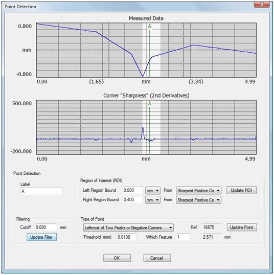 Digital Metrology's Blender software - measure and analyze blend radius, corner radius, chamfer, edge break.