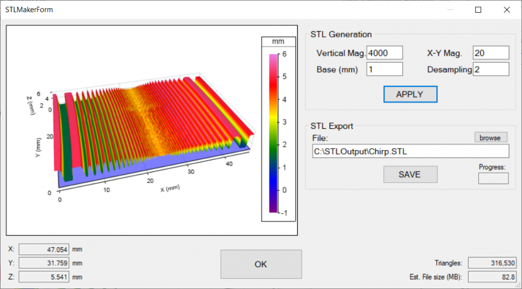 Digital Metrology - Setup for 3D Printing from 3D Surface Texture Measurement Data