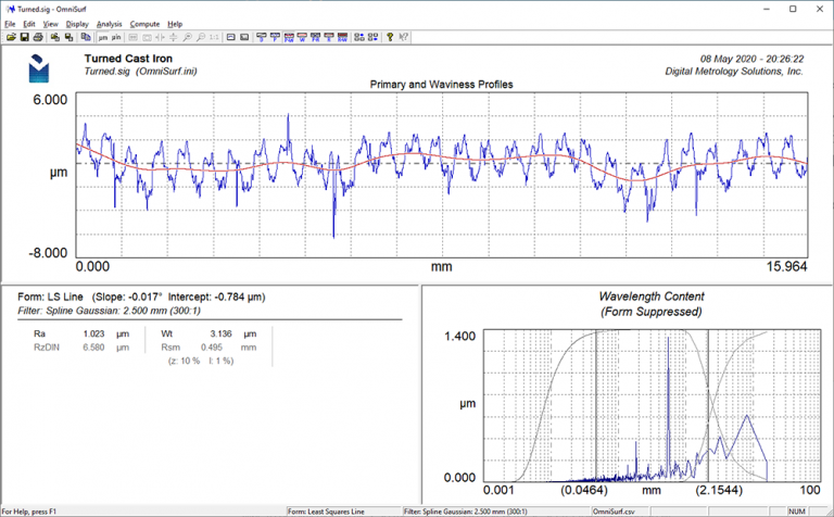 Surface texture analysis in the classroom - Digital Metrology