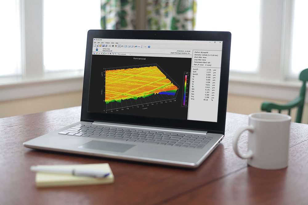 Surface texture analysis, remote analysis - Digital Metrology