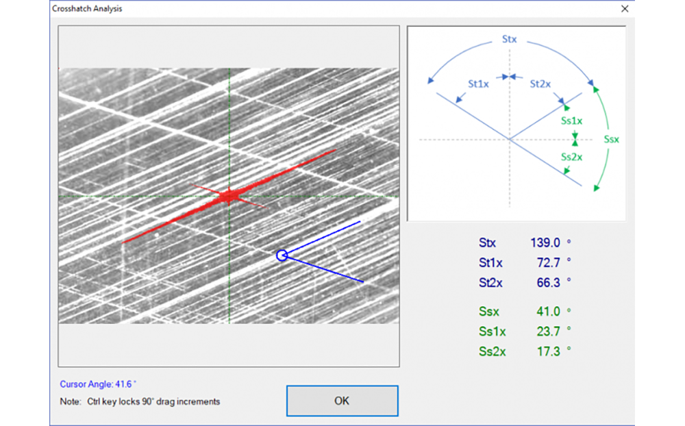 Digital Metrology OmniSurf3D Surface Texture Analysis Software - Peak Analysis