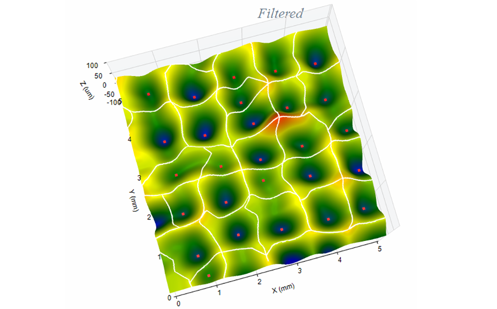 Digital Metrology OmniSurf3D Surface Texture Analysis Software - Feature Detection, Wolf Pruning