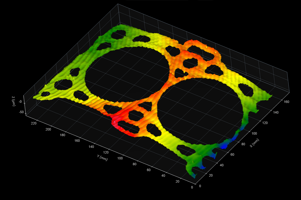 Surface Texture Engine Block Head Deck - Digital Metrology