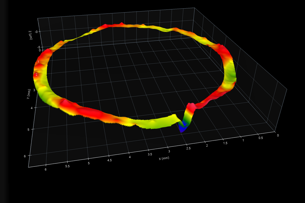 Surface Texture of a Leaky Washer - Digital Metrology