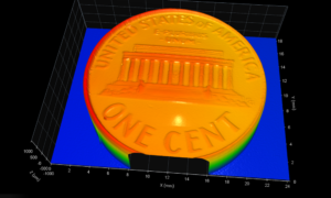 Surface Texture of a United States One Cent Penny Coin - Digital Metrology Solutions