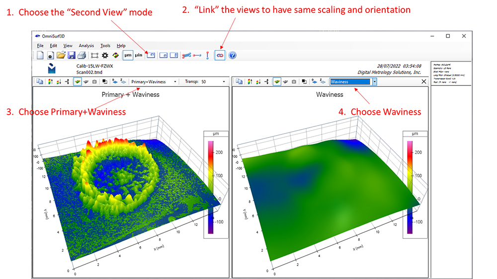 surface texture analysis shape removal tools with omnisurf3d. Courtesy of Asist. Prof. Alp Eren Şahin and Prof. Dr. Tamer Sınmazçelik from the Mechanical Engineering Department of Kocaeli University in Kocaeli, Turkey.