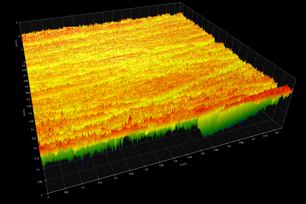 Nikasil cylinder bore surface texture