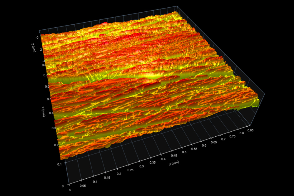 Nikasil cylinder bore surface texture