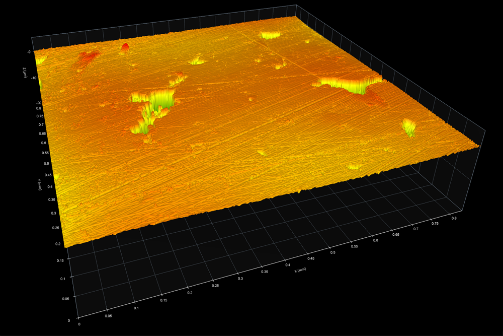 Plasma cylinder bore surface texture