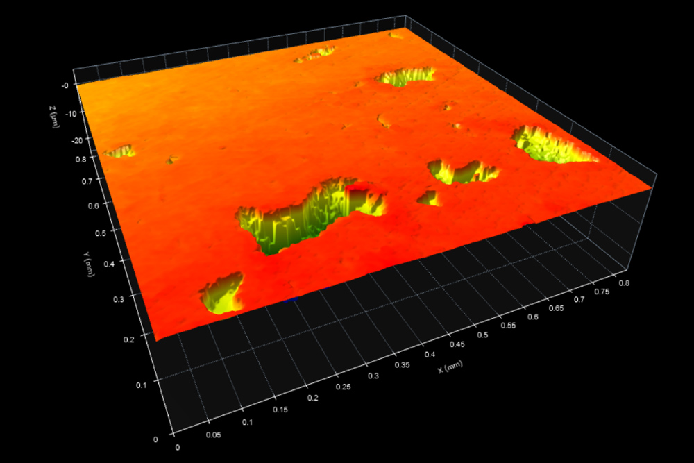 Plasma cylinder bore surface texture