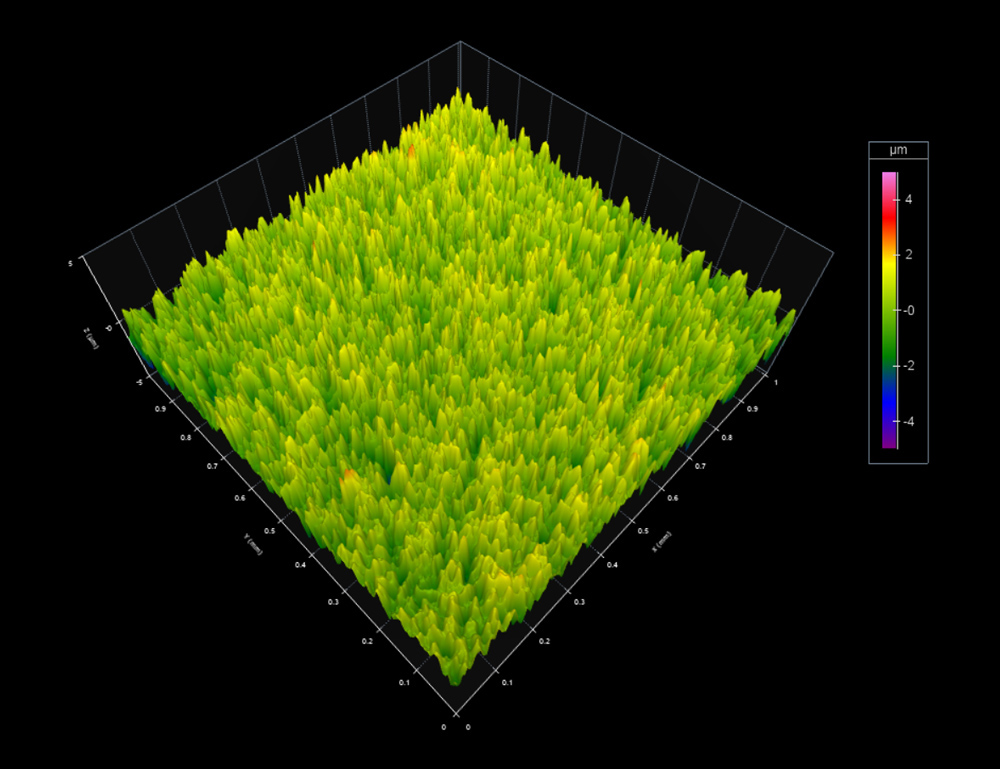 surface roughness- gemstone polishing - surface after 120-grit tumbling