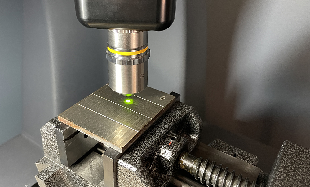 surface roughness measurement- GE 8651831G1 roughness specimen