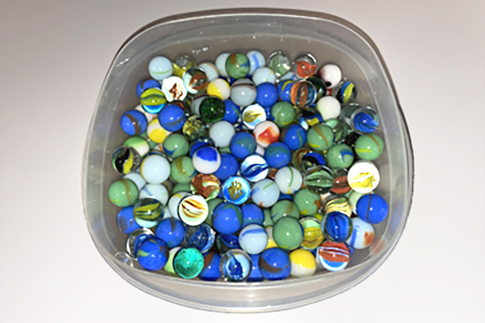 marbles, analogy for micro surface texture measurement