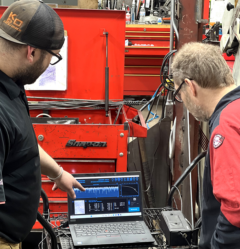 honing, diesel engines, kd customs, traceboss, traceboss+, digital metrology