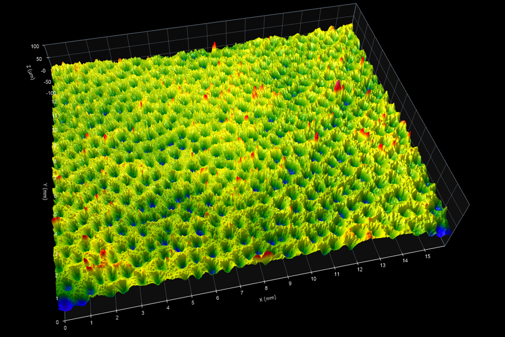 organic texture, leather, door trim, gelsight, digital metrology