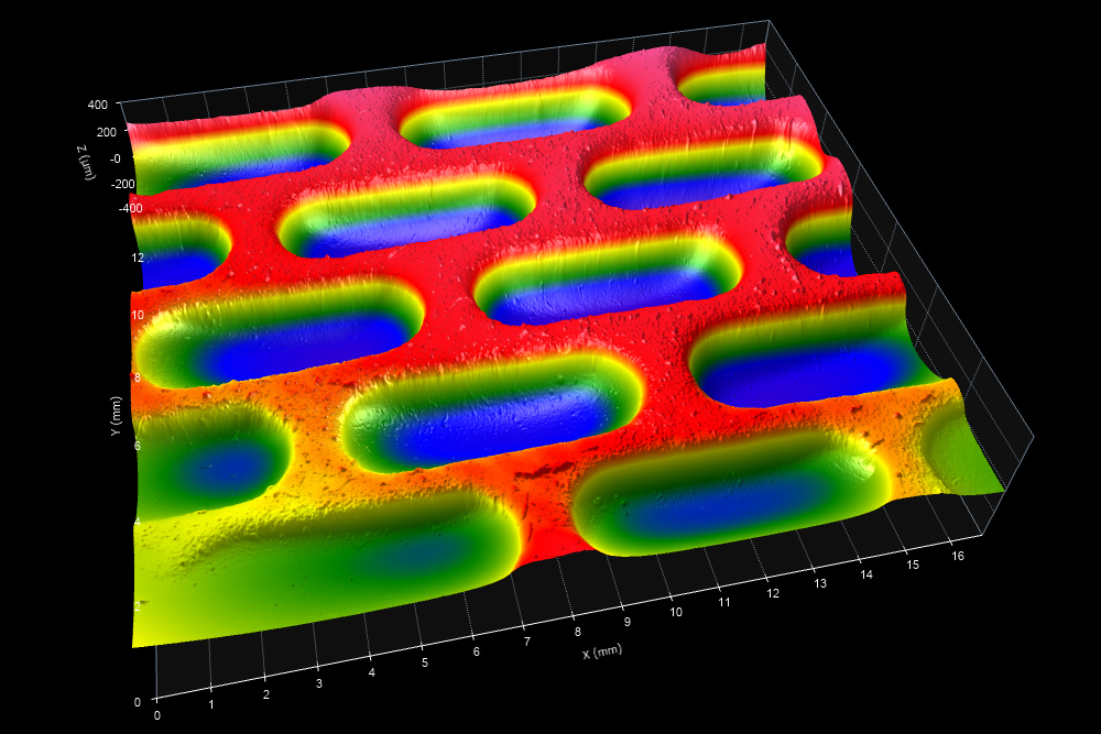 organic texture, plastic, speaker grille, gelsight, digital metrology