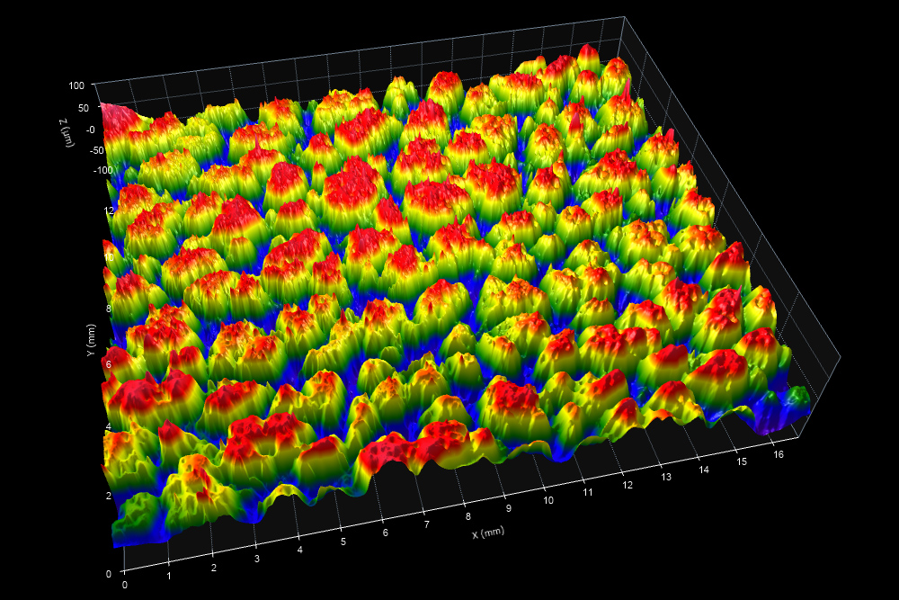 organic texture, plastic, door panel, gelsight, digital metrology