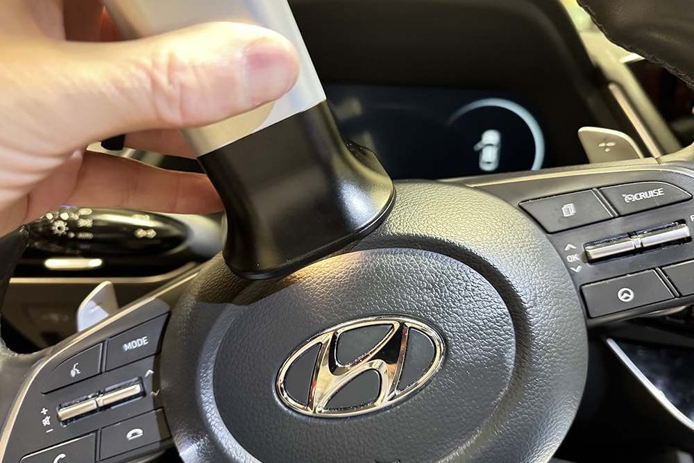 organic texture, plastic, steering wheel center, gelsight, digital metrology