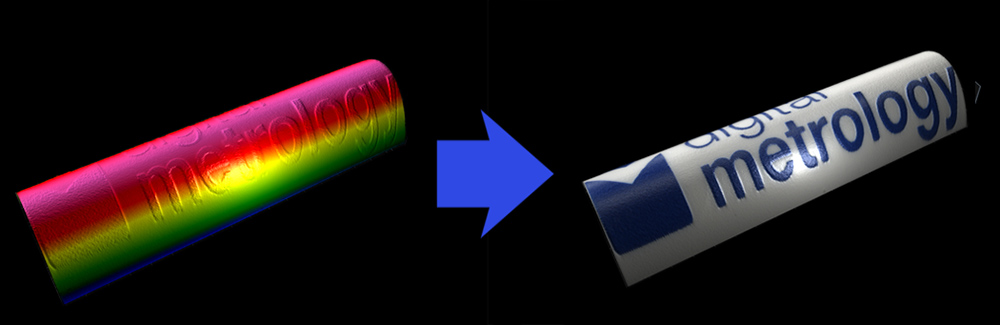 Surface Texture Plastic Pen Cap with Logo Ink - Digital Metrology