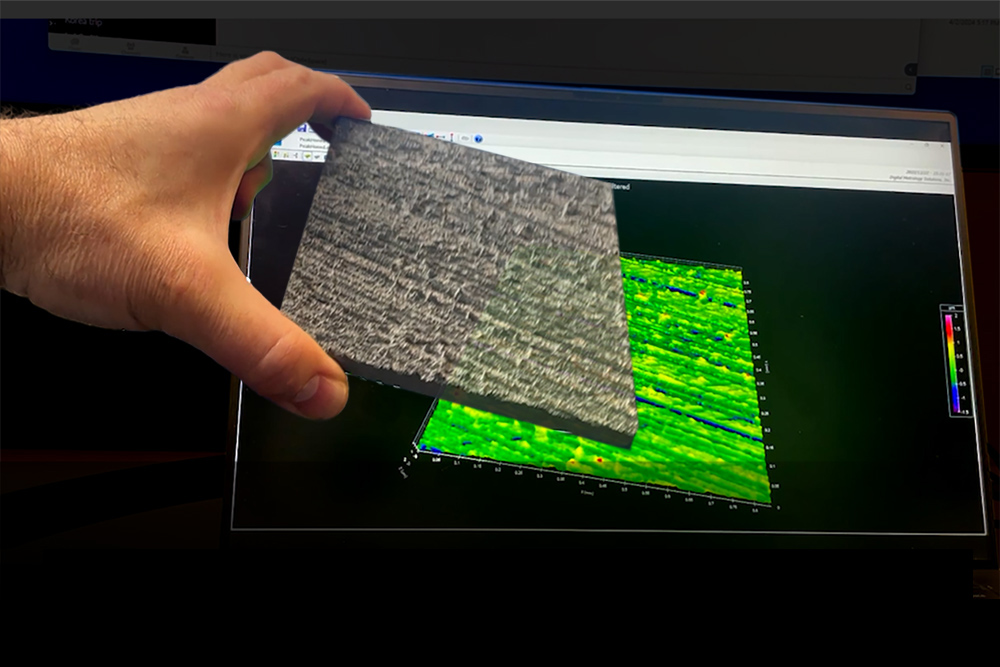 Viewing surface data in OmniSurf3D software is almost the best way to see and explore it. But you can take it one step further and 3D print a surface that you can actually hold in your hand. In this video we show you how you can 3D print surface texture from OmniSurf3D that you can see, touch, and share.